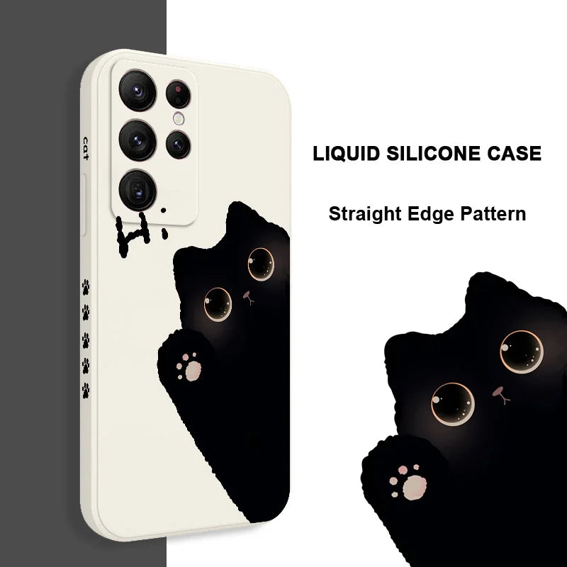 Hi Cat Phone Case For Samsung S Series