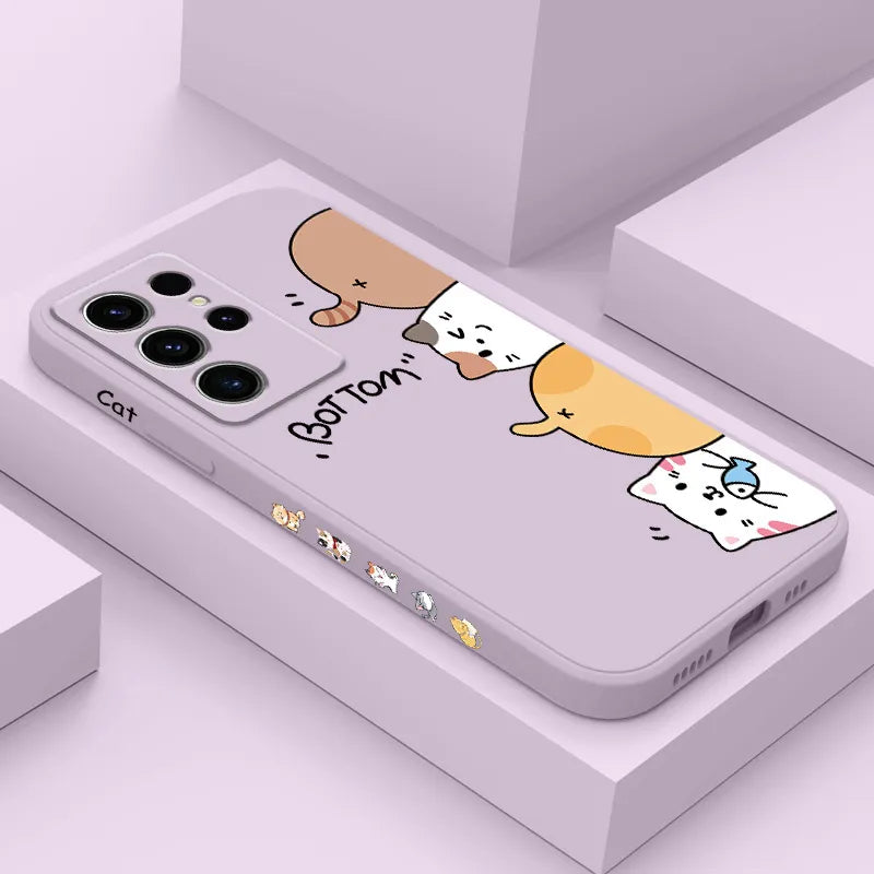 Cat Paws Phone Case For Samsung Galaxy S23s, S22s, S21