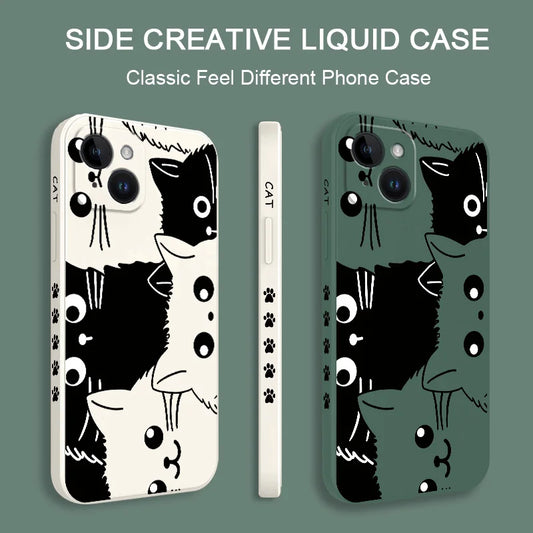 Iphone Staring Cats Phone Case