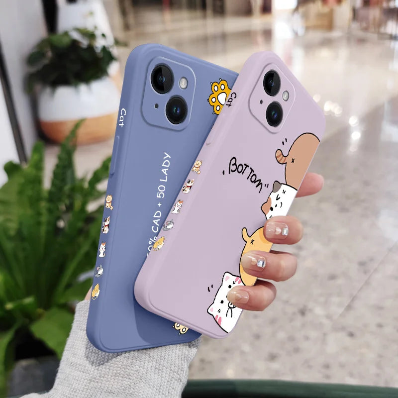 Iphone Cat Paws Phone Case For iPhone 15, 14, 13