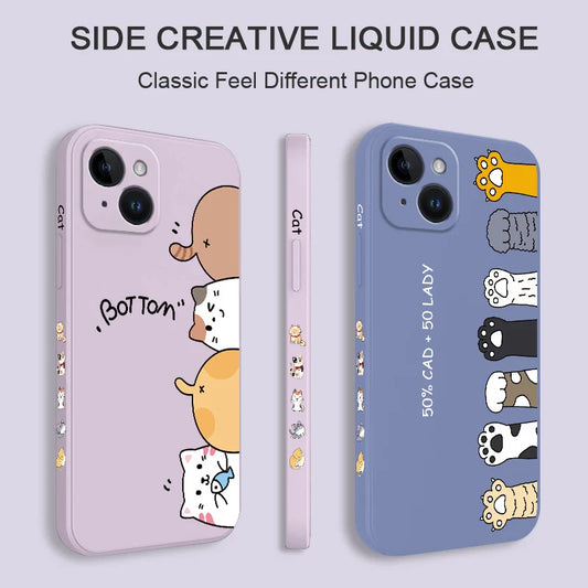 Iphone Cat Paws Phone Case For iPhone 15, 14, 13