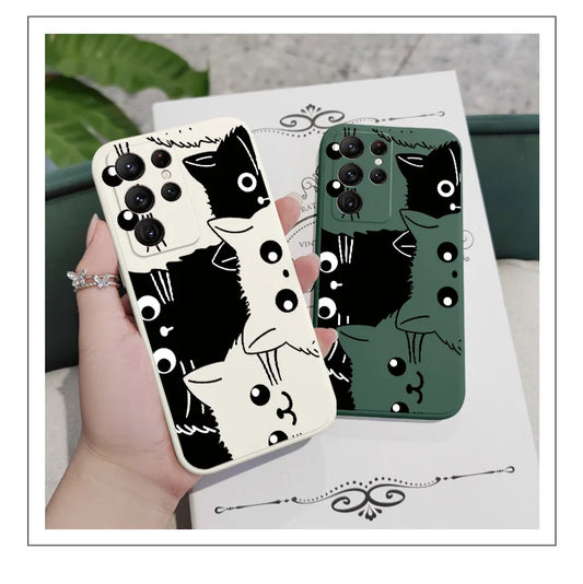 Staring Cat  Phone Case For Samsung Galaxy S Series
