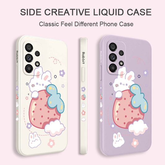 Strawberry Rabbit Case For Samsung A series